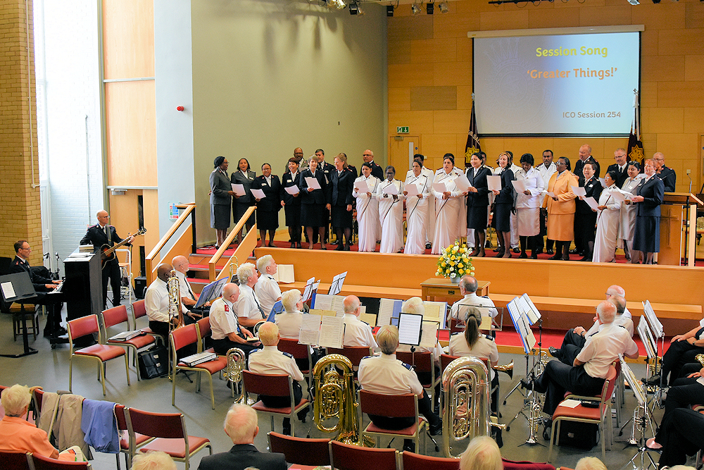 ICO delegates in chorus